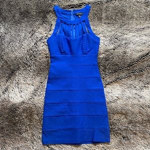 Royal blue cocktail dress